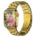 Ultimate Premium 24K Ultra Watch Gold Edition | Ultra HD Display | Bluetooth Calling | Wireless Charging |