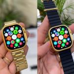 Ultimate Premium 24K Ultra Watch Gold Edition | Ultra HD Display | Bluetooth Calling | Wireless Charging |